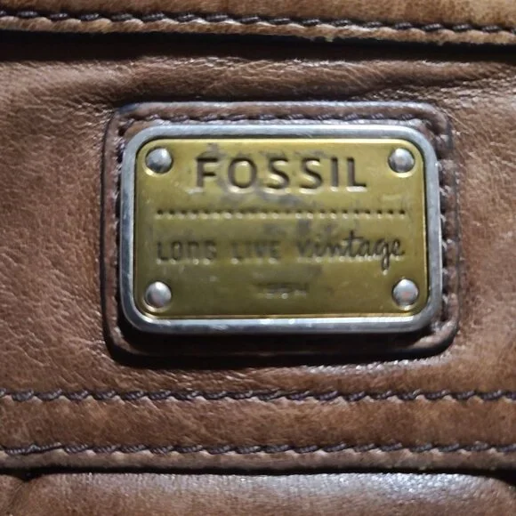 Vintage Fossil  "Long Live Vintage 1954" Women's Emory Wallet Leather Organizer - Picture 12 of 16